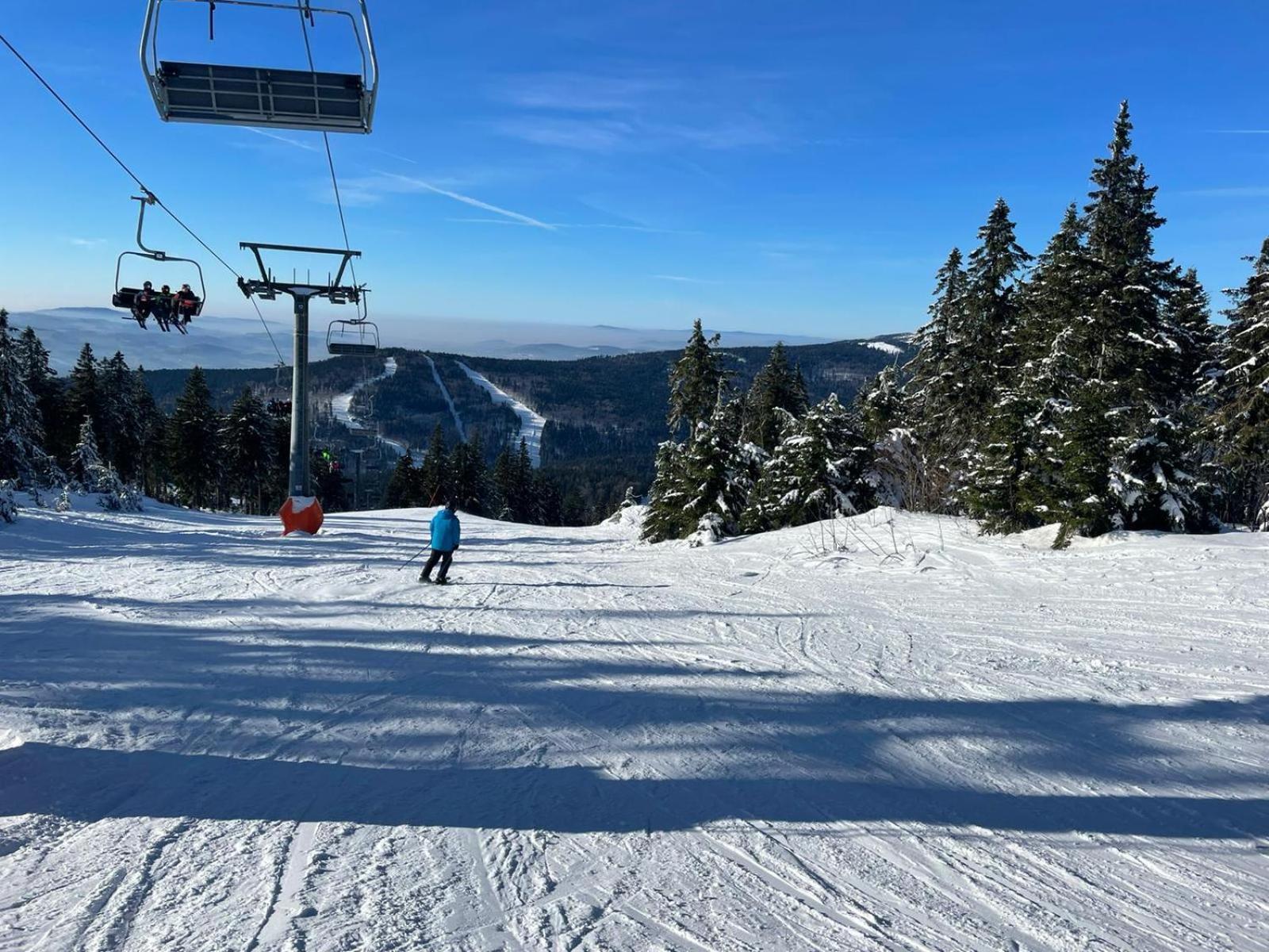 Lipno Apartments Bergmax, Ski Areal Lipno 16Min Dojezd - Resort Male Lipno S Terasou A Zahradkou, Parking Free Černá v Pošumaví Kültér fotó