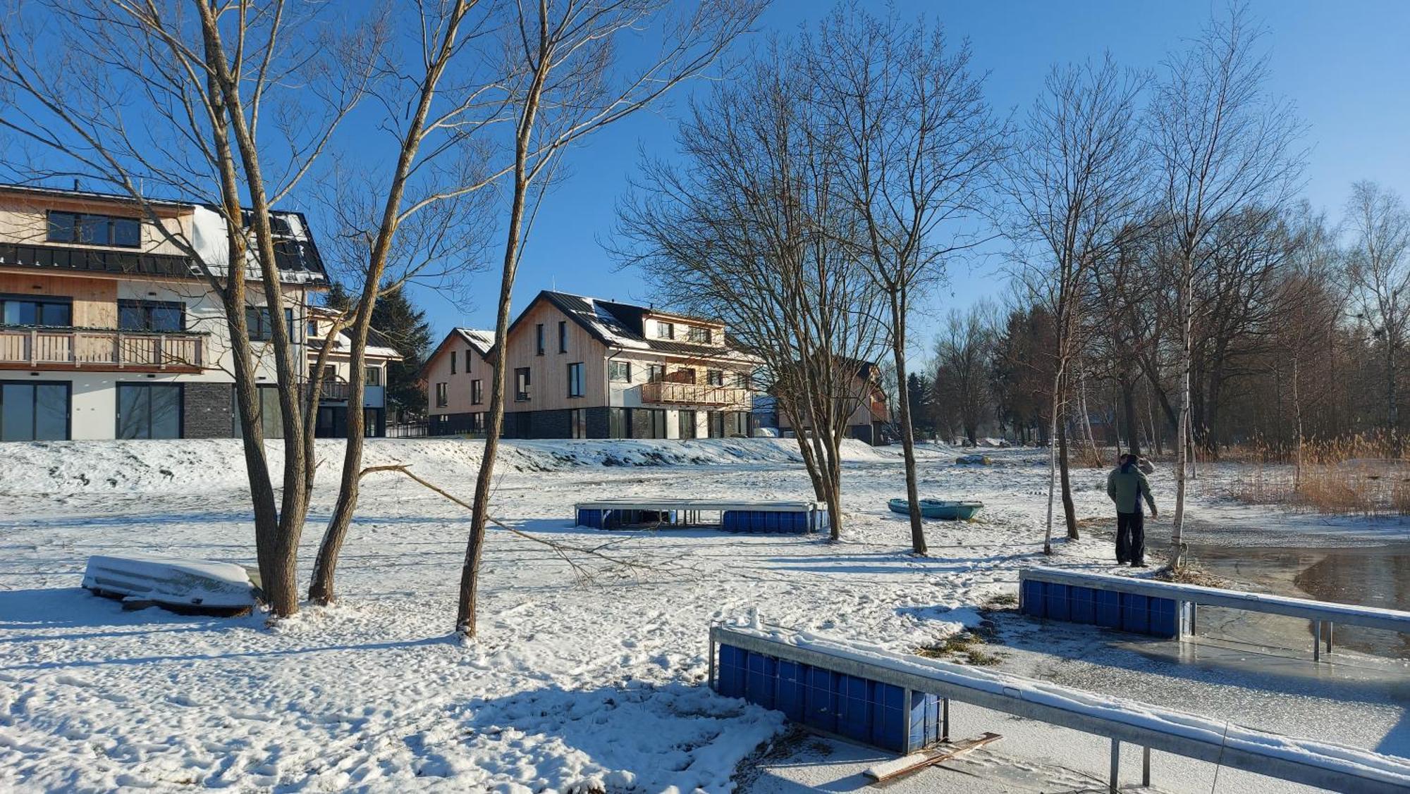 Lipno Apartments Bergmax, Ski Areal Lipno 16Min Dojezd - Resort Male Lipno S Terasou A Zahradkou, Parking Free Černá v Pošumaví Kültér fotó