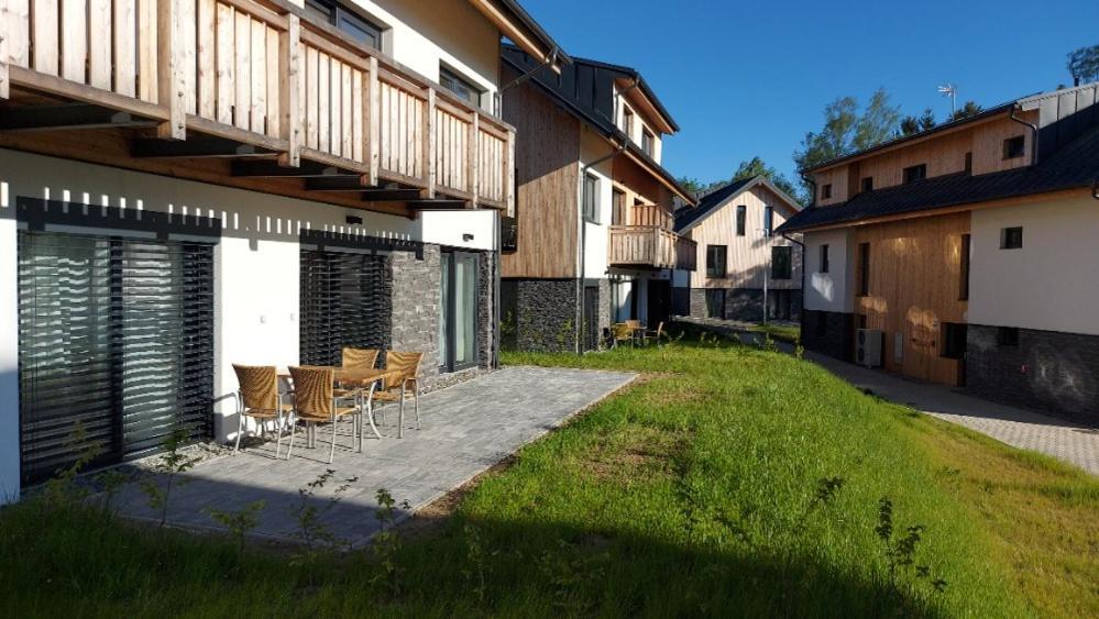 Lipno Apartments Bergmax, Ski Areal Lipno 16Min Dojezd - Resort Male Lipno S Terasou A Zahradkou, Parking Free Černá v Pošumaví Kültér fotó