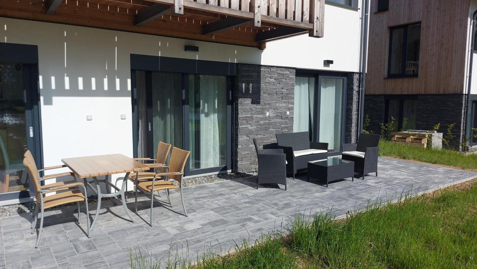 Lipno Apartments Bergmax, Ski Areal Lipno 16Min Dojezd - Resort Male Lipno S Terasou A Zahradkou, Parking Free Černá v Pošumaví Kültér fotó
