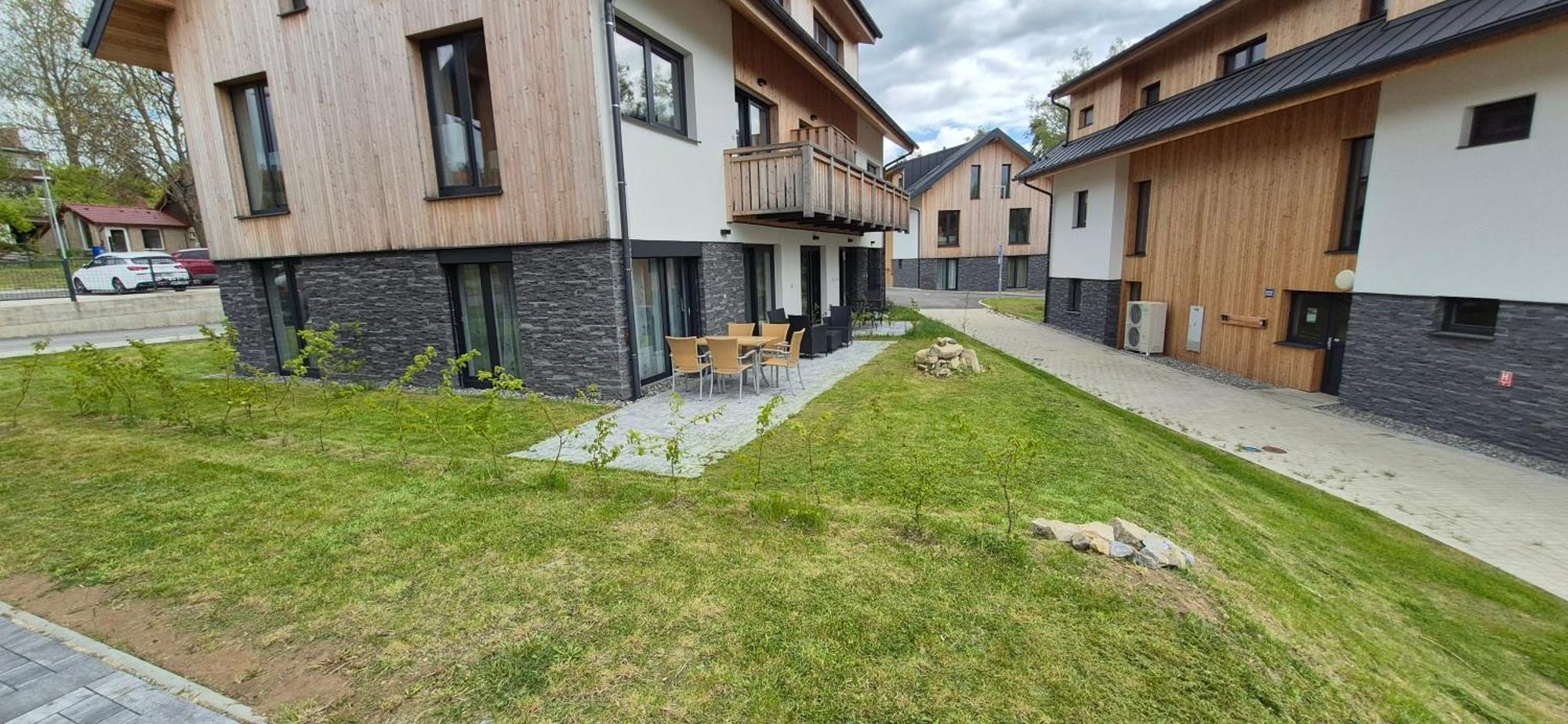 Lipno Apartments Bergmax, Ski Areal Lipno 16Min Dojezd - Resort Male Lipno S Terasou A Zahradkou, Parking Free Černá v Pošumaví Kültér fotó